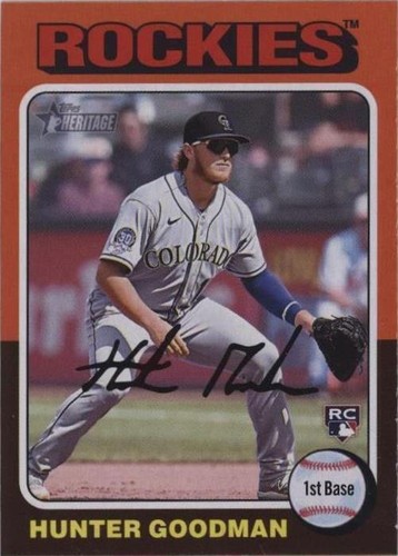 2024 Topps Heritage - Hunter Goodman #379
