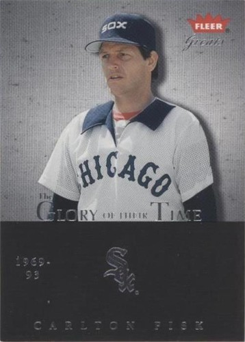 2004 Fleer Greats of the Game - Carlton Fisk #8 GOT