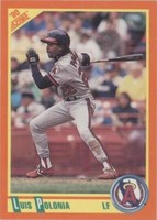 1990 Score Rookie & Traded - Luis Polonia #46T