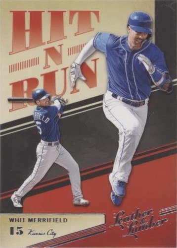 2019 Panini Leather & Lumber - Whit Merrifield #HNR-11