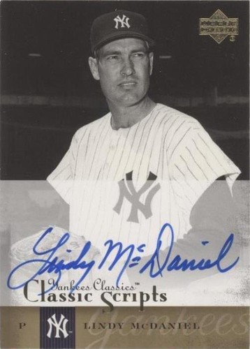 2004 Upper Deck Yankees Classics - Lindy McDaniel #AU-43
