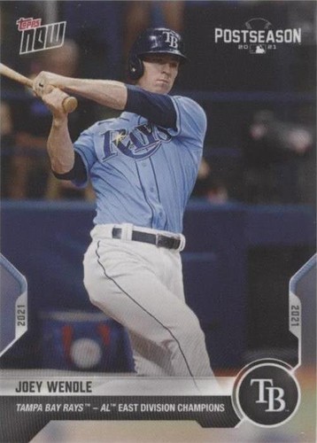 2021 Topps Now - Joey Wendle #PS-34
