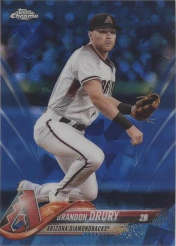 2018 Topps Chrome Sapphire Edition - Brandon Drury #141
