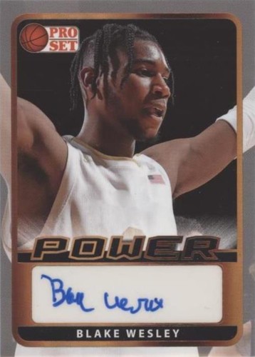 2021-22 Leaf Pro Set Power - Blake Wesley #PA-BW1