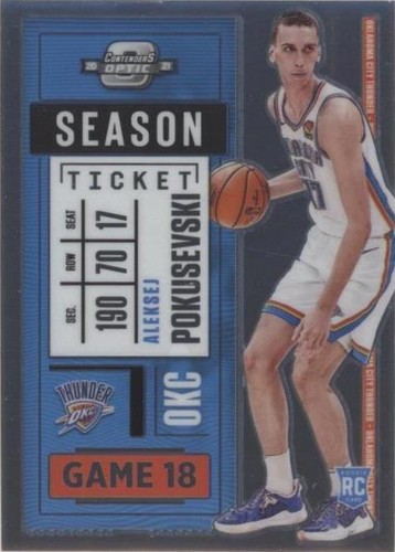 2020-21 Panini Contenders Optic - Aleksej Pokusevski #21