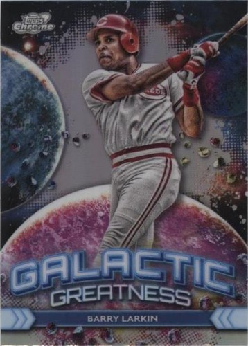 Topps - 5枚限定 Topps Cosmic Barry Larkin PSA 9 2024 Topps Chrome Cosmic Barry Larkin Galactic Greatness
