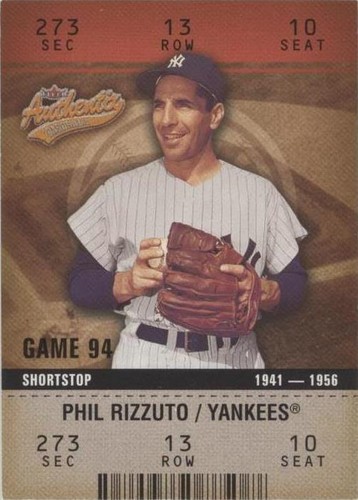 2003 Fleer Authentix - Phil Rizzuto #126