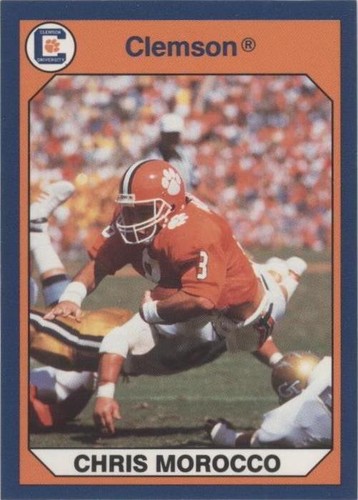 1990 Collegiate Collection Clemson Tigers Chris Morocco #16
