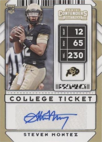 2020 Panini Contenders Draft Picks Steven Montez #141