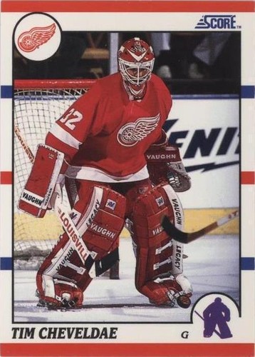 1990-91 Score - Tim Cheveldae #87