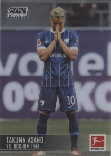 2021-22 Topps Stadium Club Chrome Bundesliga Takuma Asano #25