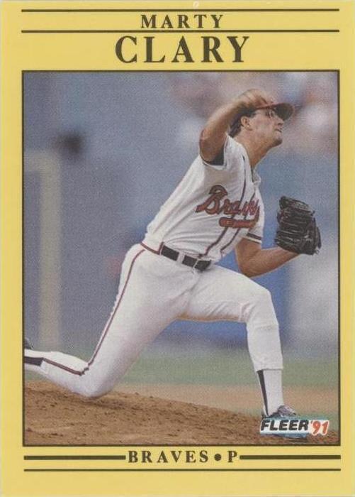 1991 Fleer - Marty Clary #686