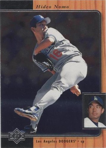 1996 Stadium Club #247 Hideo Nomo TSC, SP Los Angeles Dodgers Card