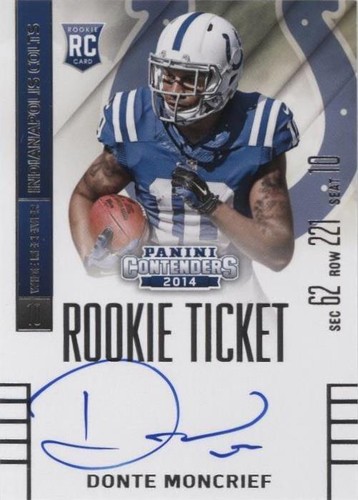 2014 Panini Contenders Donte Moncrief #216