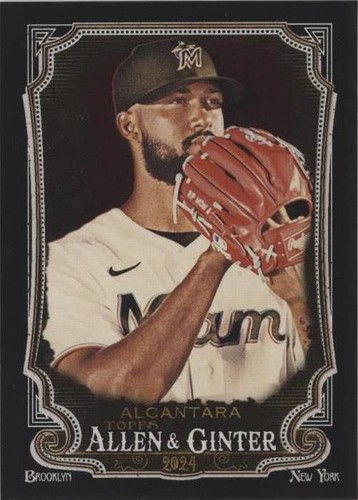 2024 Topps Finest Sandy Alcantara #279 Rare SKY BLUE