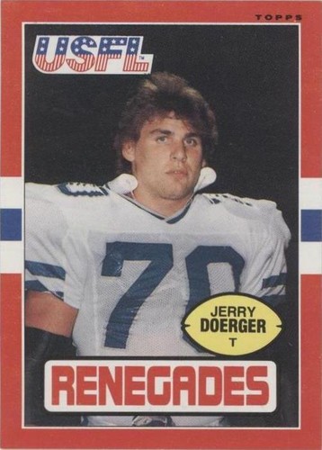 1985 Topps USFL Jerry Doerger #99