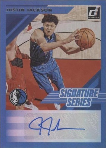 2019-20 Panini Donruss - Justin Jackson #SS-JJK