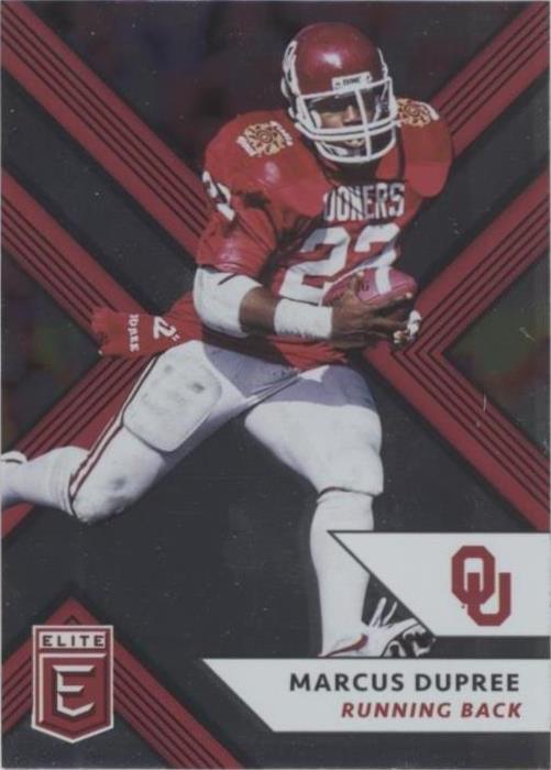 2018 Panini Elite Draft Picks Marcus Dupree #67