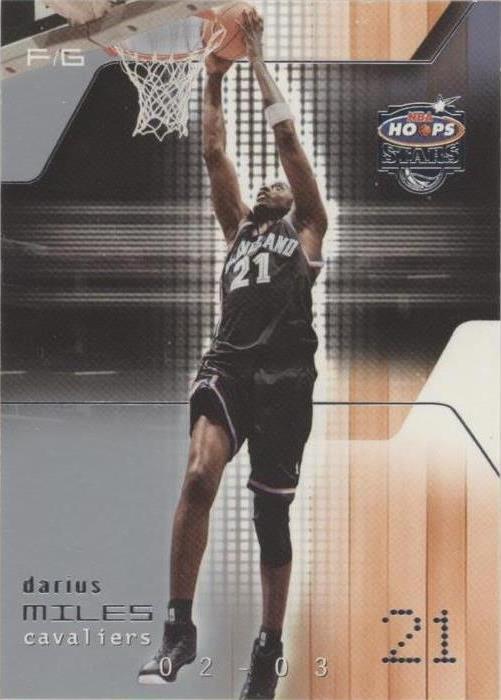2002-03 NBA Hoops Stars - Darius Miles #20