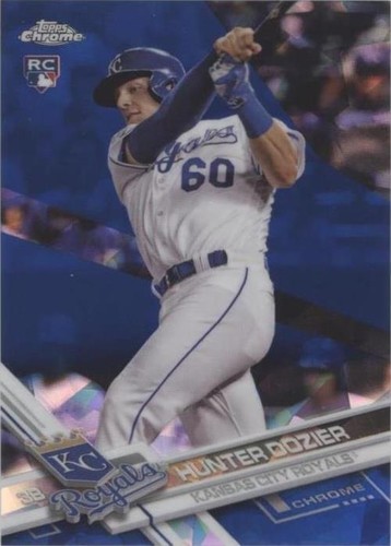 2017 Topps Chrome Sapphire Edition - Hunter Dozier #493