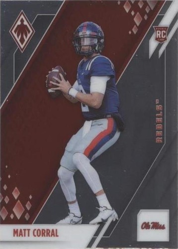 2022 Panini Chronicles Draft Picks Matt Corral #15