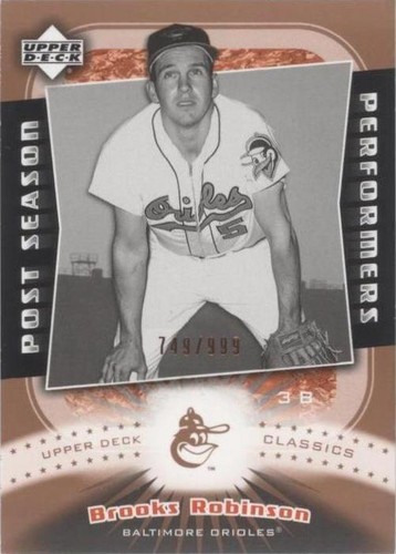 2005 Upper Deck Classics - Brooks Robinson #PP-BR
