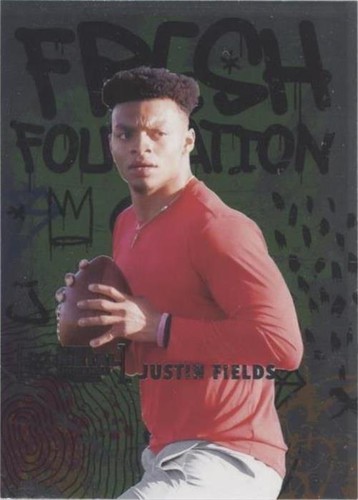 2021 Skybox Metal Universe Champions Justin Fields #FF35