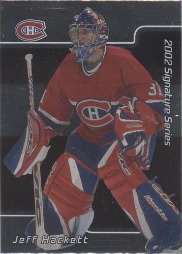 2001-02 In the Game Be A Player Signature Series - Jeff Hackett #161
