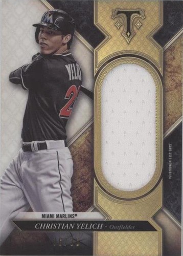 2017 Topps Triple Threads - Christian Yelich #SJR-CYE