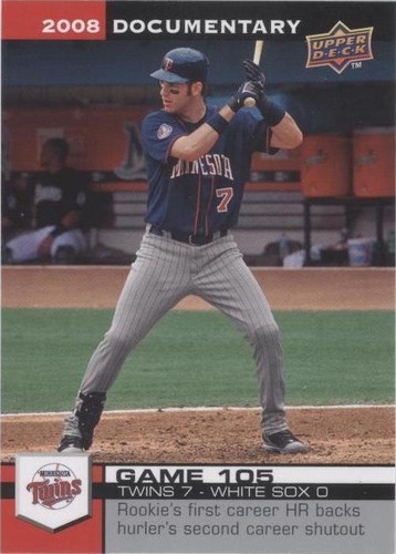2008 Upper Deck Documentary - Joe Mauer #3140