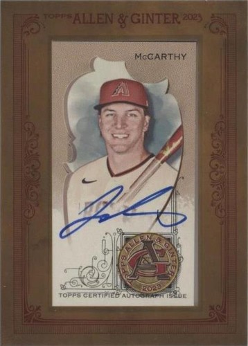 2023 Topps Allen & Ginter - Jake McCarthy #MA-JMC