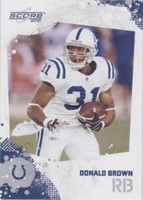 2010 Score Donald Brown #125