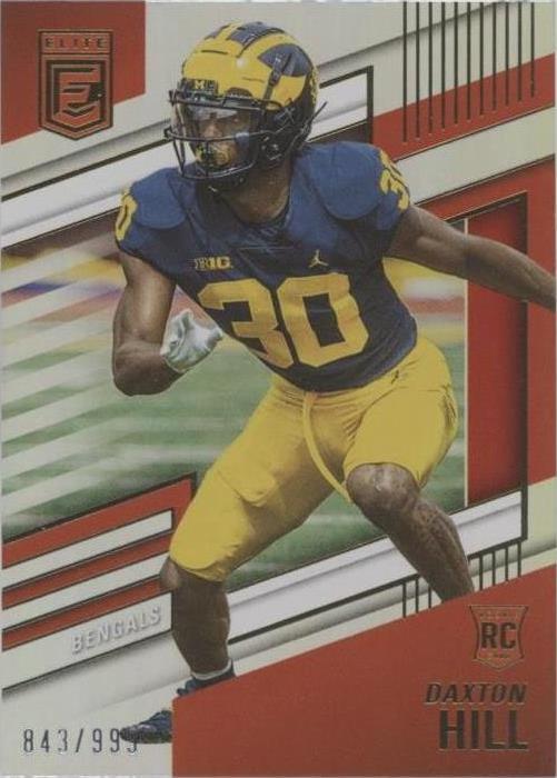 2022 Panini Donruss Elite Daxton Hill #146