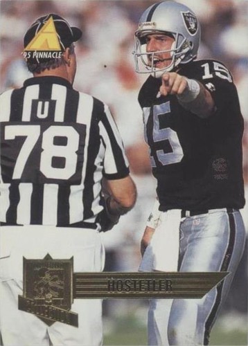 1995 Pinnacle Club Collection Jeff Hostetler #114