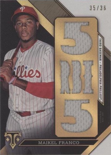 2016 Topps Triple Threads - Maikel Franco #TTR-MF1