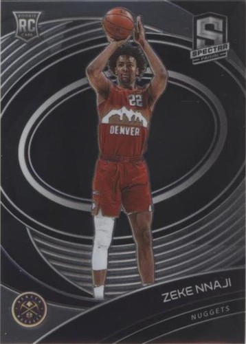 2020-21 Panini Mosaic #231 Zeke Nnaji Mosaic Reactive Blue | eBay