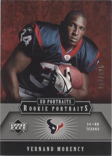 2005 Upper Deck Portraits Vernand Morency #116