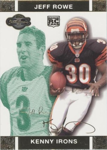 2007 Topps Co-Signers Jeff Rowe Kenny Irons #67
