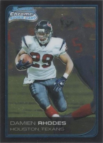 2006 Bowman Chrome Damien Rhodes #34