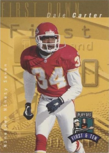 1997 Playoff First & Ten Dale Carter #213