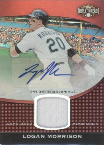 2011 Topps Triple Threads - Logan Morrison #TTUAR-45