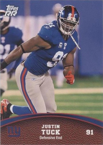 2011 Topps Rising Rookies Justin Tuck #48