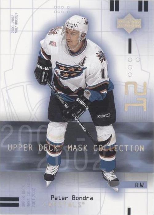 2001-02 Upper Deck Mask Collection - Peter Bondra #99
