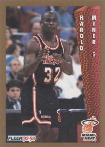 1992-93 Fleer - Harold Miner #369