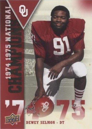 2011 Upper Deck University of Oklahoma Dewey Selmon #NC-DS