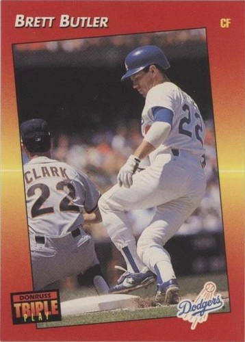1992 Donruss Triple Play - Brett Butler Will Clark #59