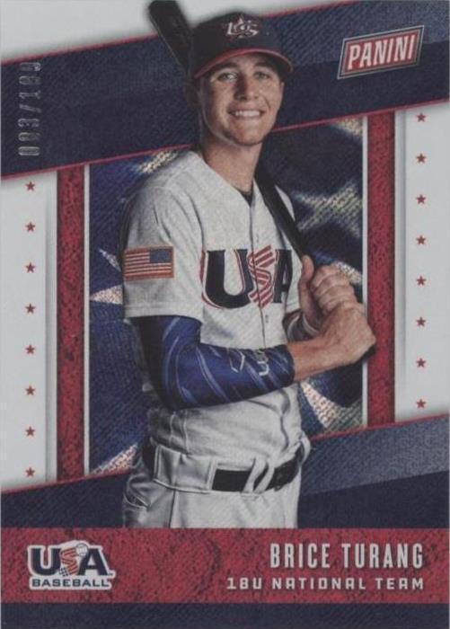2019 Panini Father's Day - Brice Turang #USA7