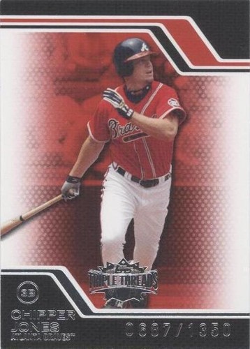 2008 Topps Triple Threads - Chipper Jones #34