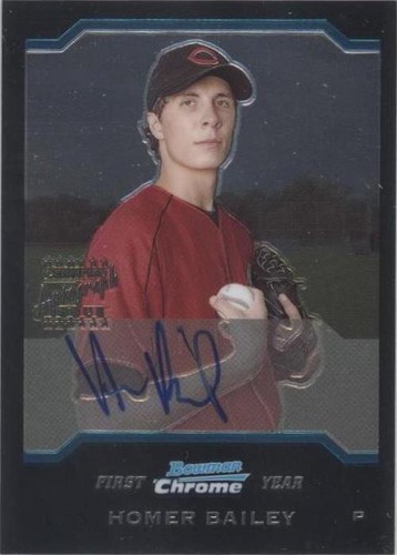 2004 Bowman Draft Picks & Prospects - Homer Bailey #BDP170