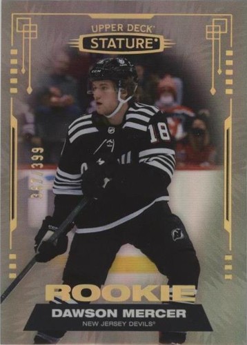 2021-22 Upper Deck Stature - Dawson Mercer #108